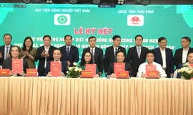 Học viện Nông nghiệp Việt Nam hợp tác đào tạo nguồn nhân lực với 4 tỉnh Đồng bằng sông Hồng