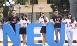 Sinh viên trường ĐH Kinh tế Quốc dân.