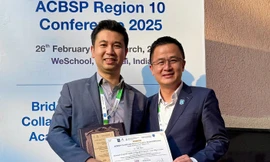Giảng viên Việt Nam giành giải cao nhất tại Hội nghị ACBSP khu vực 10 năm 2025