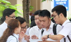 Thí sinh tham gia kỳ thi tốt nghiệp THPT.