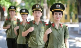 Sinh viên Học viện An Ninh Nhân dân. Ảnh: DƯƠNG TRIỀU