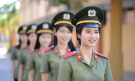 Sinh viên Học viện An ninh nhân dân. Ảnh: DƯƠNG TRIỀU