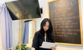 Cô giáo Trần Thị Minh Thu.