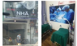 Cơ sở thẩm mỹ chui núp bóng hộ kinh doanh cà phê