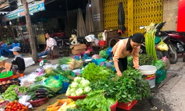 Mùng 2 Tết đi chợ, giật mình với giá rau xanh