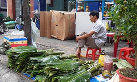 Chợ lá dong nửa thế kỷ ở Sài Gòn ế ẩm do heo tăng giá