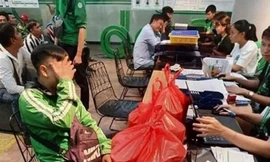 Tài xế bị boom hàng trà sữa trị giá 1,2 triệu đồng