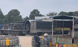 TPHCM: Thu giữ cả nghìn bình gas nghi nhái thương hiệu