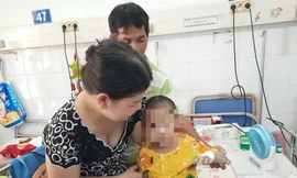 Bệnh nhi bệnh nặng được cứu sống ngoạn mục (ảnh: BVCC)