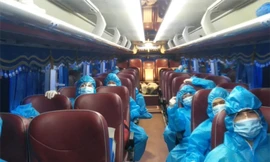 Xe khách phải đáp ứng nhiều điều kiện về phòng chống dịch để được vận chuyển người bệnh (ảnh: SYT)