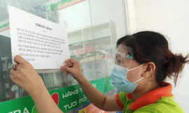 Một siêu thị thông báo đón khách trở lại từ ngày 1/10