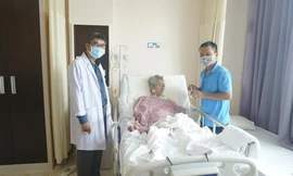 Bệnh nhân được cứu chữa kịp thời, đang dần hồi phục (ảnh: BVCC)