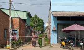 Phong tỏa tạm thời nơi K. làm việc ở Q.9 (ảnh: H.H)