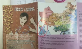 Nhiều ấn phẩm du lịch bị phát hiện có "đường lưỡi bò" 