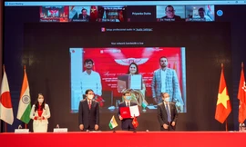 Lễ ký kết trực tuyến giữa hai đơn vị