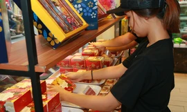 Bánh trung thu nhiều phong vị mới đã được chào bán