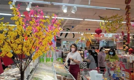 Thực phẩm, hàng tiêu dùng bắt đầu về nhiều phục vụ mùa cuối năm