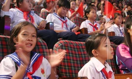 Trẻ em Trường Sa dự lễ hội Trung thu tại Hà Nội