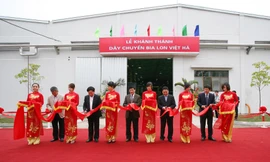 Khánh thành dây chuyền Bia lon Việt Hà 330ml