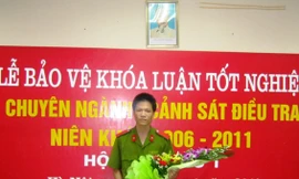 Gặp lại cựu thủ khoa Học viện Cảnh sát