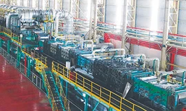 Dây chuyền sản xuất của Tôn Phương Nam