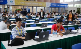 Toàn bộ các dịch vụ in ấn, wifi, internet cáp quang, máy tính tại Trung tâm báo chí được Viettel cung cấp miễn phí