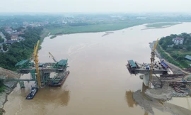 Hình ảnh cầu Phong Châu mới khi chỉ còn hơn 4 tháng nữa phải thông xe