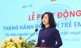 Bộ trưởng Y tế phát động Tháng hành động vì trẻ em tại Phú Thọ