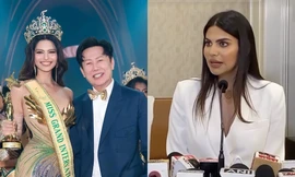 Rachel Gupta tổ chức họp báo "vạch mặt" ông Nawat và Miss Grand International