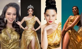 Pha "đụng hàng" cực "hot" của Hoa hậu Đỗ Thị Hà, Lương Thùy Linh, Hà Hồ, Võ Hoàng Yến