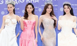 Á hậu Phương Nhi xinh như công chúa tại họp báo Chung khảo Miss World Vietnam 2023