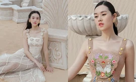 Ngắm Á hậu Tường San khoe vẻ đẹp dịu dàng như nữ thần trên đồi cát