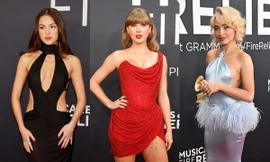 Nhiều ngôi sao diện trang phục của NTK Lê Thanh Hòa đi thảm đỏ Grammys 2025