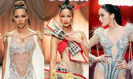 H’Hen Niê diện thiết kế lấy cảm hứng từ chiếu trong show của NTK Đỗ Long