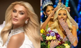 Miss Universe 2024 Victoria Theilvig đến từ Đan Mạch từng là vũ công vô địch châu Âu