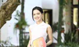 Người đẹp lọt Top 10 Hoa hậu Việt Nam 2024 làm MC giải Vô địch Pickleball
