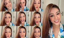 Hoa hậu Khánh Vân làm clip hướng dẫn trang điểm cực xinh nhưng netizen lại bảo như tấu hài