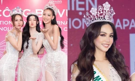 Hoa hậu Liên lục địa Bảo Ngọc, Hoa hậu Mai Phương đọ sắc cùng đương kim Hoa hậu Quốc tế