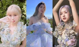 Ngọc Trinh xinh như công chúa, nhưng lại khiến liên tưởng đến Momo TWICE và Rosé BLACKPINK