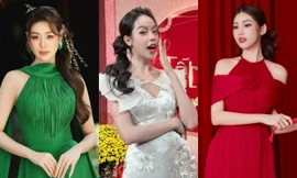 Dàn Hoa - Á hậu đồng loạt tung ảnh áo dài rực rỡ chào đón Tết Nguyên đán