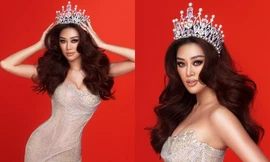 Hoa hậu Khánh Vân khoe bộ ảnh diện thiết kế dạ hội lấp lánh, lấy cảm hứng từ nàng tiên cá