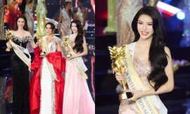Người đẹp Tường San xuất sắc giành ngôi vị Á hậu 2 Miss International Queen 2024
