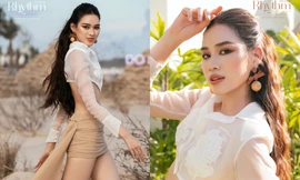 Hoa hậu Đỗ Thị Hà khoe chân dài ngút ngàn trong thiết kế táo bạo mở màn show Đỗ Long