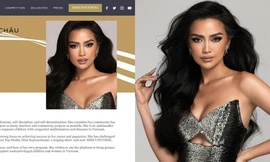 Hoa hậu Ngọc Châu tung ảnh profile, chính thức xuất hiện trên trang chủ Miss Universe