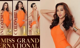 Thùy Tiên được đánh giá ở vị trí nào sau phần thi áo tắm ở Miss Grand International 2021?
