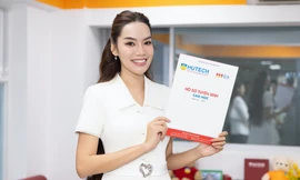 Trước thềm chinh chiến quốc tế, Miss Grand Lê Hoàng Phương nhận học bổng thạc sĩ