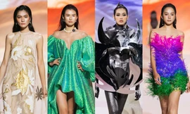 Mãn nhãn với bữa tiệc thời trang giữa sa mạc vô cùng ấn tượng của NTK Lê Thanh Hòa