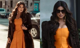 Hoa hậu hoàn vũ Harnaaz Sandhu bị chê chọn trang phục kém sang khi tới Tuần lễ Thời trang