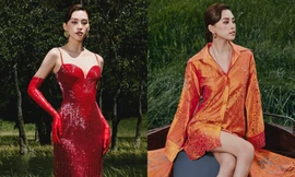 Hoa hậu Tiểu Vy diện trang phục dạ hội, khoe sắc giữa xứ Đà Lạt mộng mơ