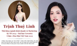 Á hậu 1 cuộc thi Hoa hậu Việt Nam 2022 Trịnh Thùy Linh tốt nghiệp Thủ khoa 